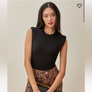 NWT Reformation Citta Bodysuit in Cream!